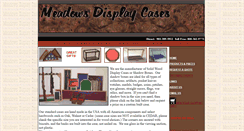 Desktop Screenshot of meadowsdisplaycases.com